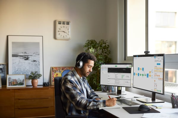 Businessman Working with AI Governance That Drives Business Performance