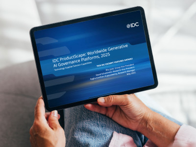 IDC ProductScape 2025 생성형 AI 거버넌스 플랫폼 보고서 표지