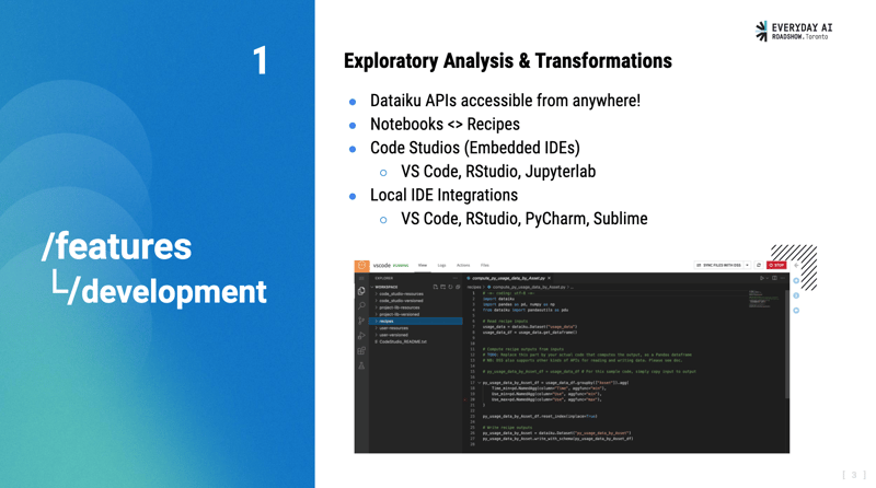 exploratory analysis and transformations
