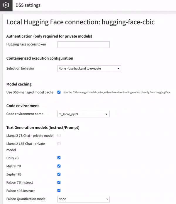 models available out of the box