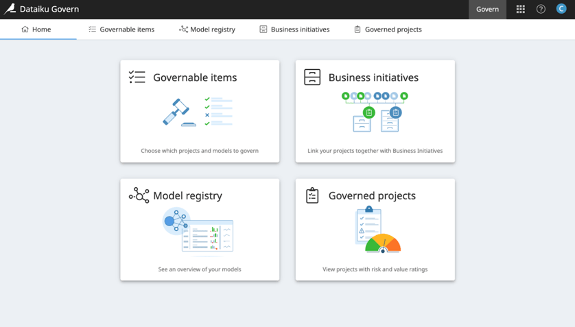 Dataiku govern