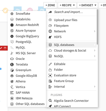 Easily connect to a variety of data sources.