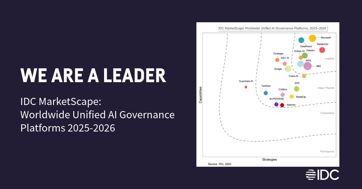 IDC MarketScape Unified Governance Dataiku